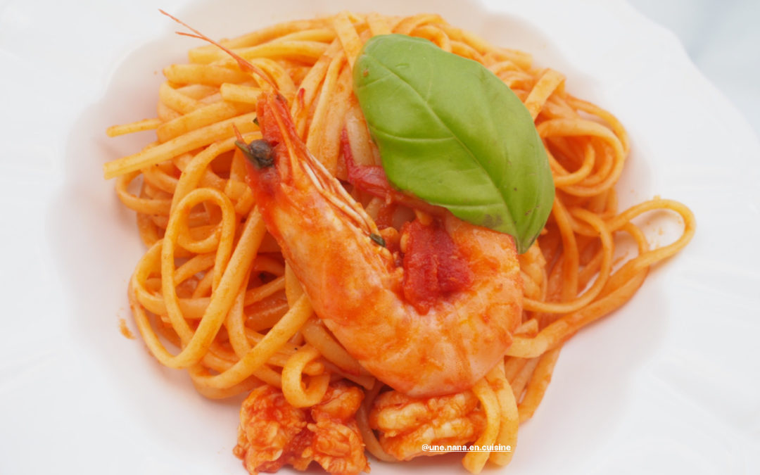 Linguines aux crevettes