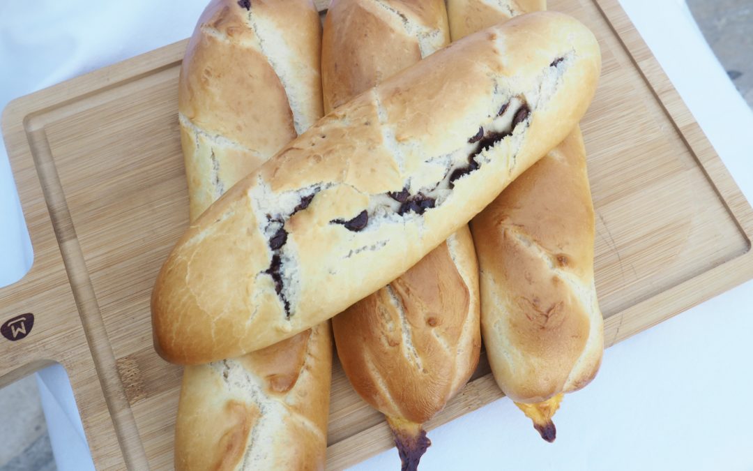 Baguettes viennoises nature et au chocolat